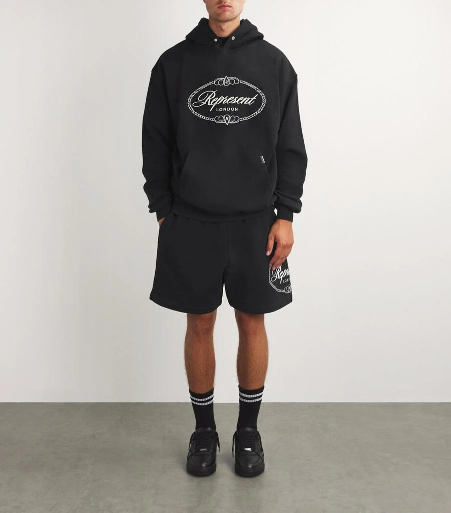 Represent x Harrods Cotton Logo Hoodie 2