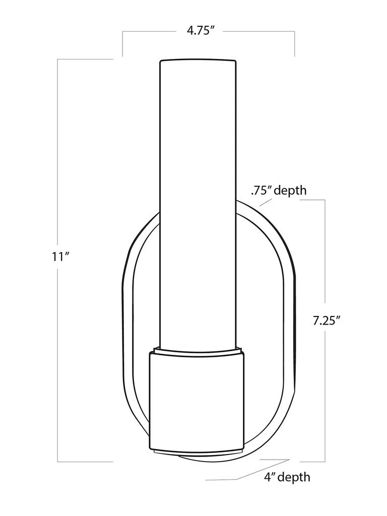 Regina Andrew Single Dixon Sconce 5
