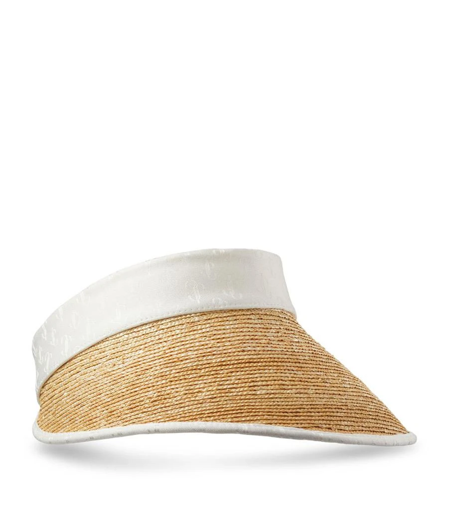Jimmy Choo Raffia Ondine Visor 2
