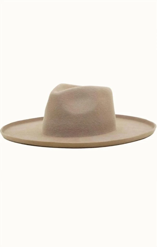 Olive & Pique Women's Lenny Hat In Light Beige 1