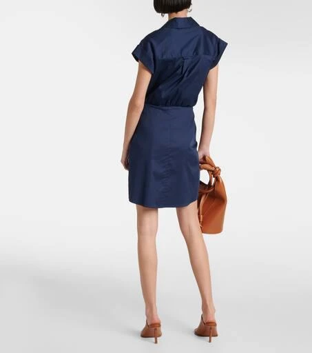 VERONICA BEARD Aimee cotton-blend shirt dress 3