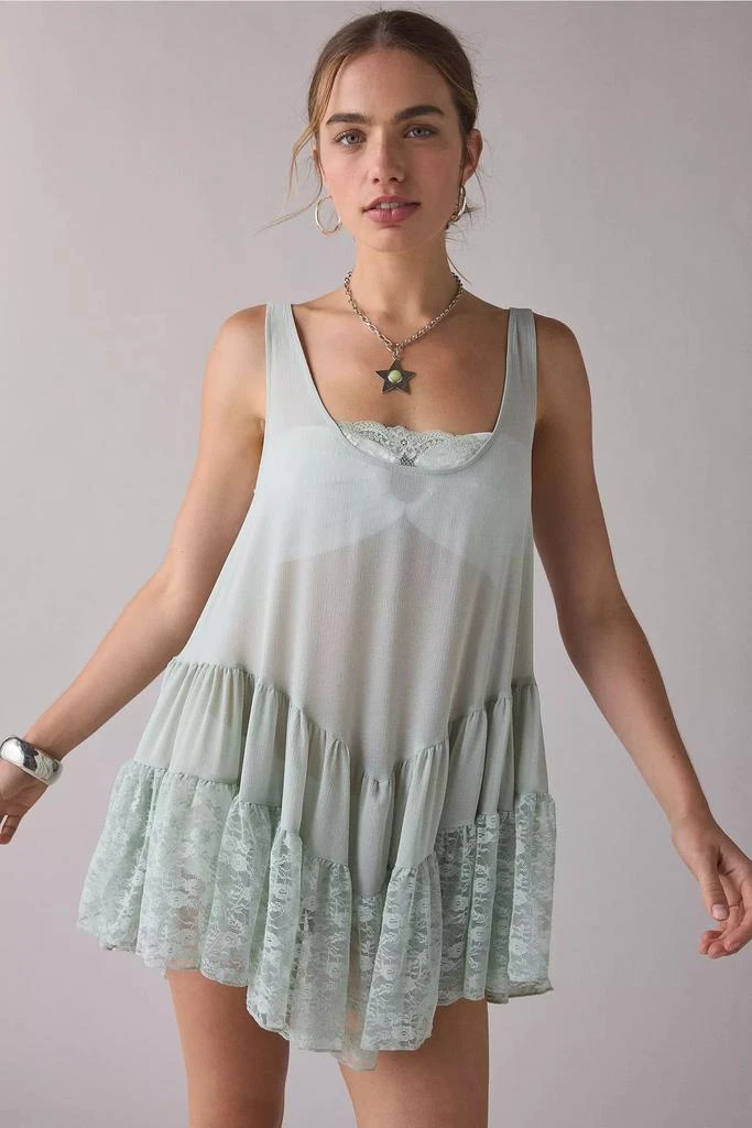 Out From Under River Ruffle Lace Trim Slip Dress  On Sale Now with Up to  21% Off | Discover Exclusive Deals & Savings at BeyondStyle  Authentic Out  From Under Women's|womens|Dresses