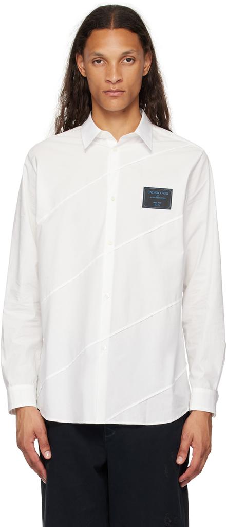 UNDERCOVER TWINPEAKS シャツ 白 UNDERCOVER Twin Peaks Typewriter Shirt White - Shirts