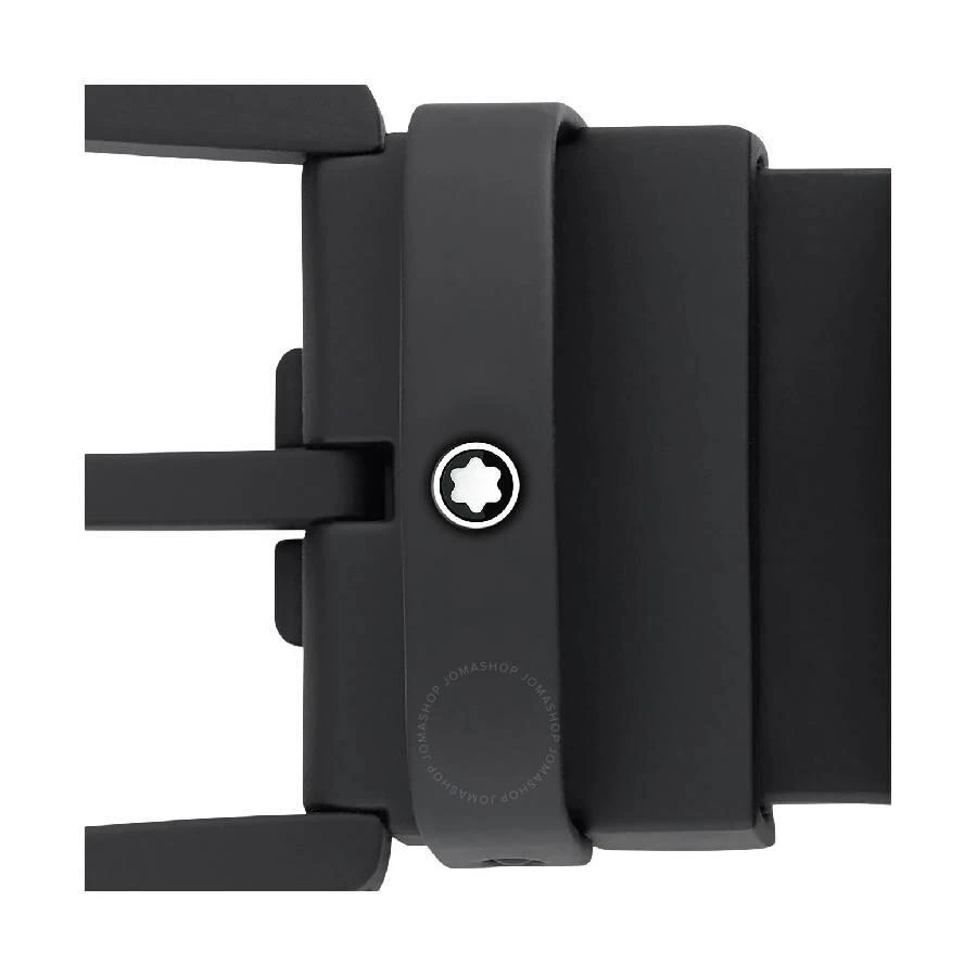 MontBlanc Montblanc Black Leather Horseshoe Buckle Belt 3