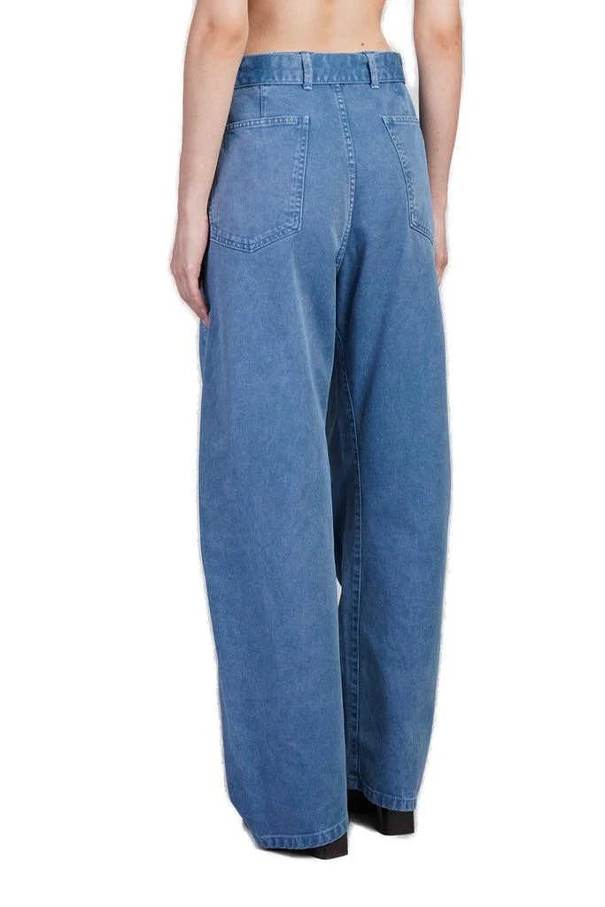 Lemaire Lemaire Belted Straight Leg Denim Jeans 2