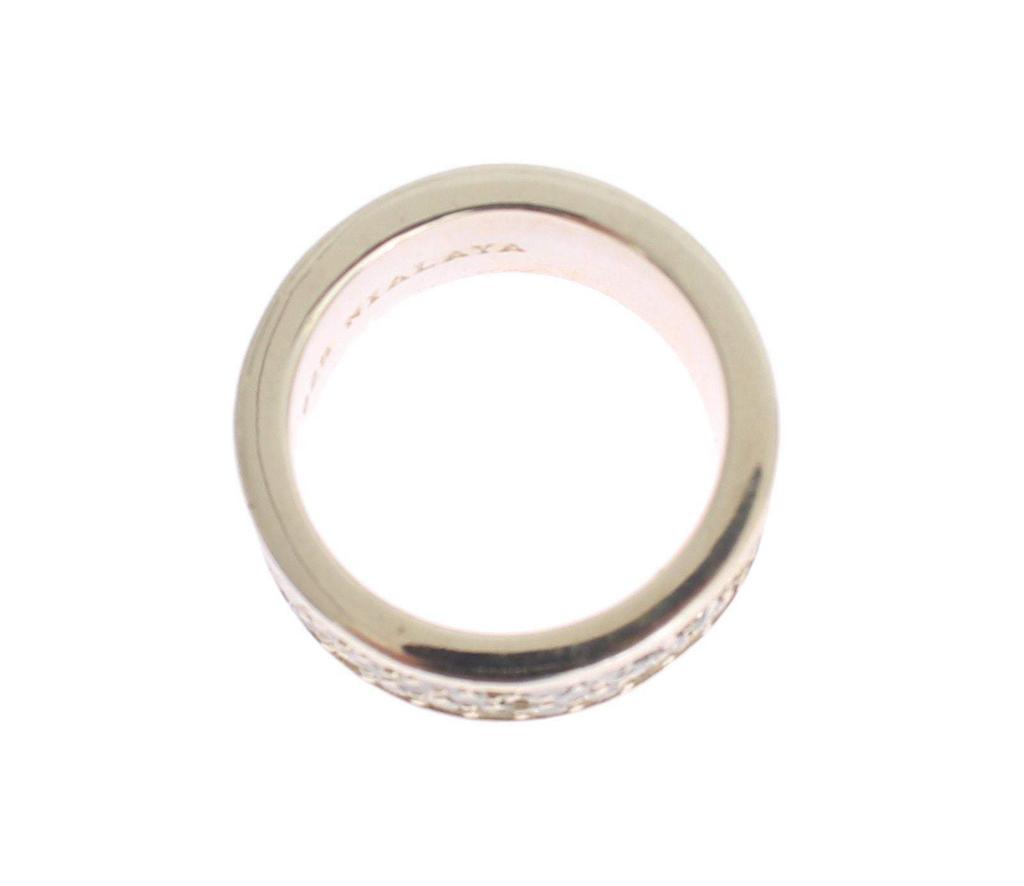 Nialaya Nialaya Silver Womens CZ 925 Sterling Ring