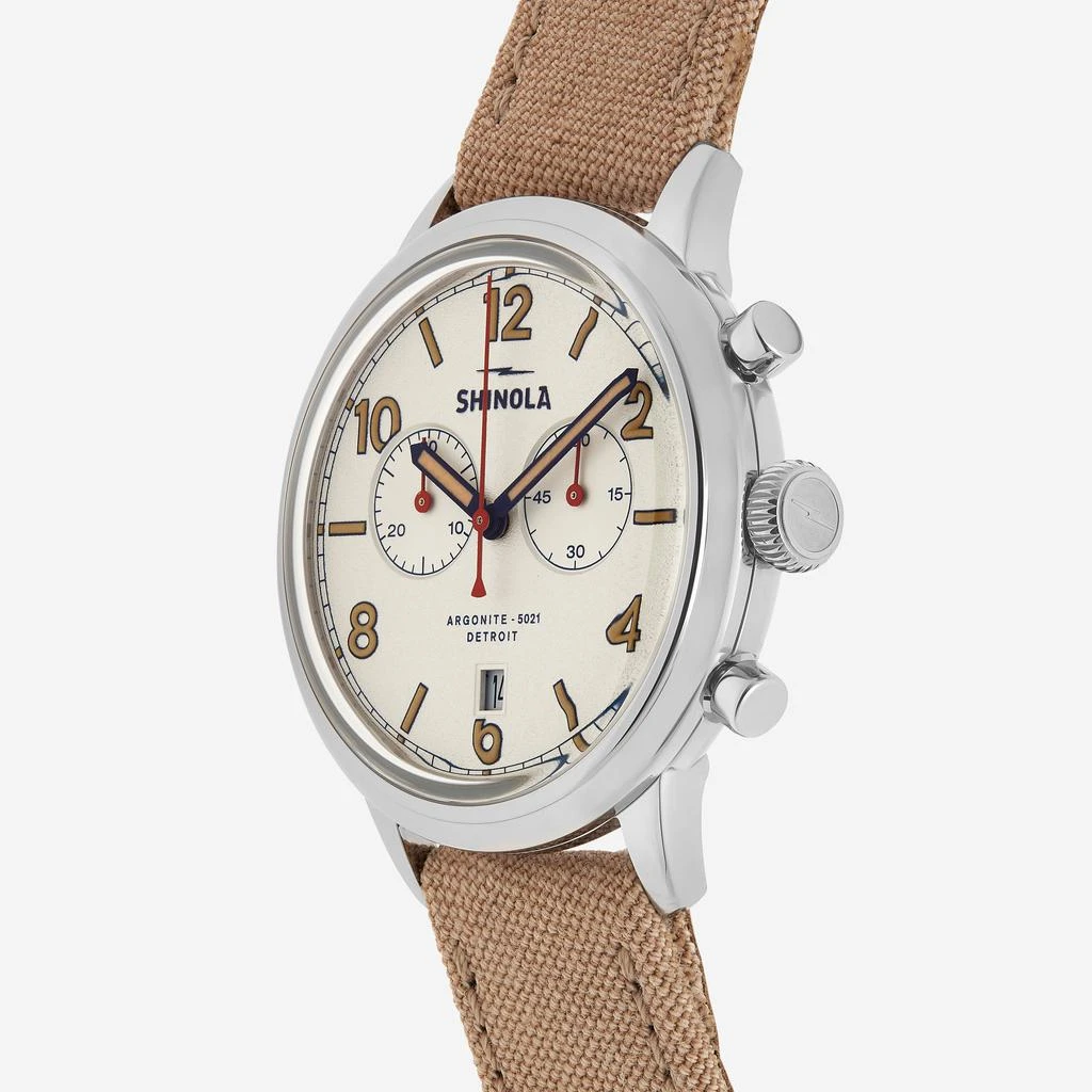 Shinola SHINOLA Detroit Men's The Traveler S0120245785 2 Eye Chronograph Watch 2