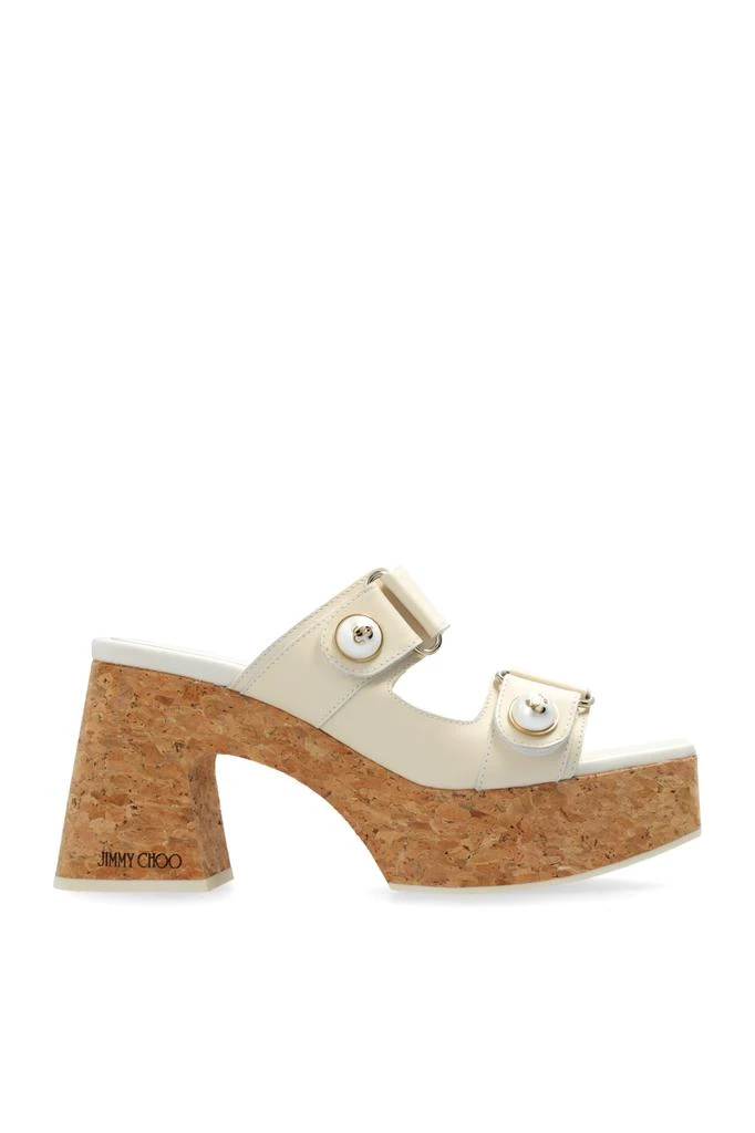 Jimmy Choo Platform Slides 'Fayence' 1