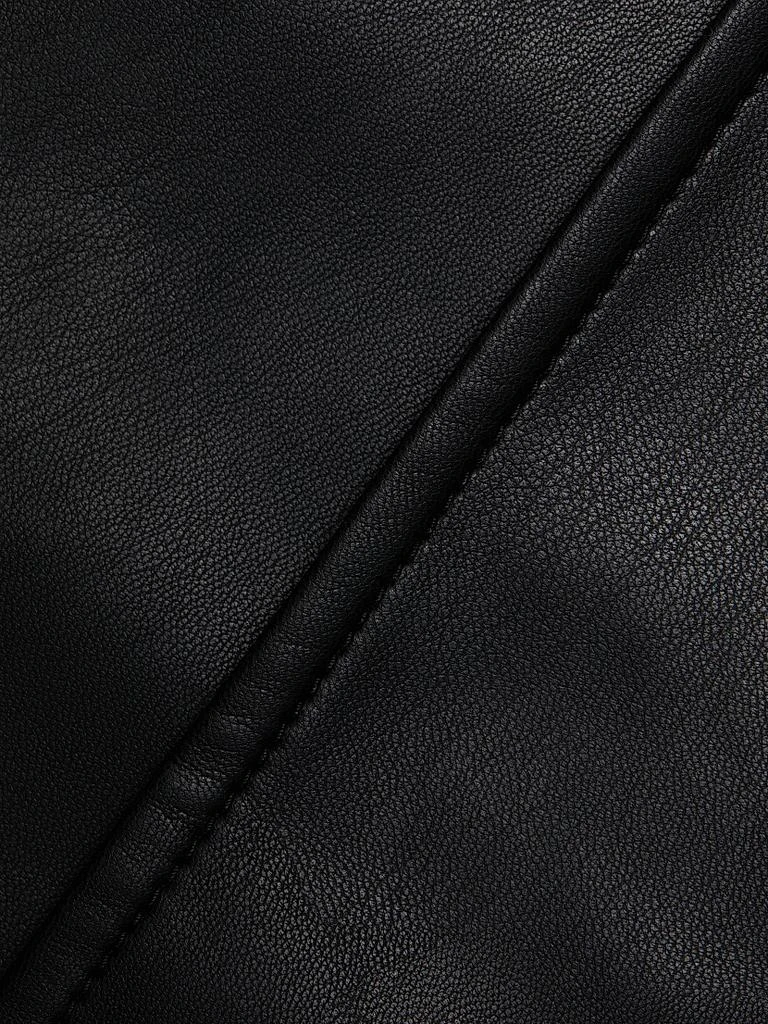 Susana Monaco Faux Leather Sleeveless Trench Coat 8