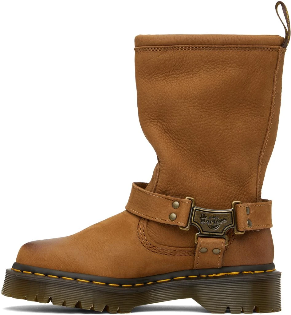 Dr. Martens Tan Anistone Hi Leather Biker Boots 3