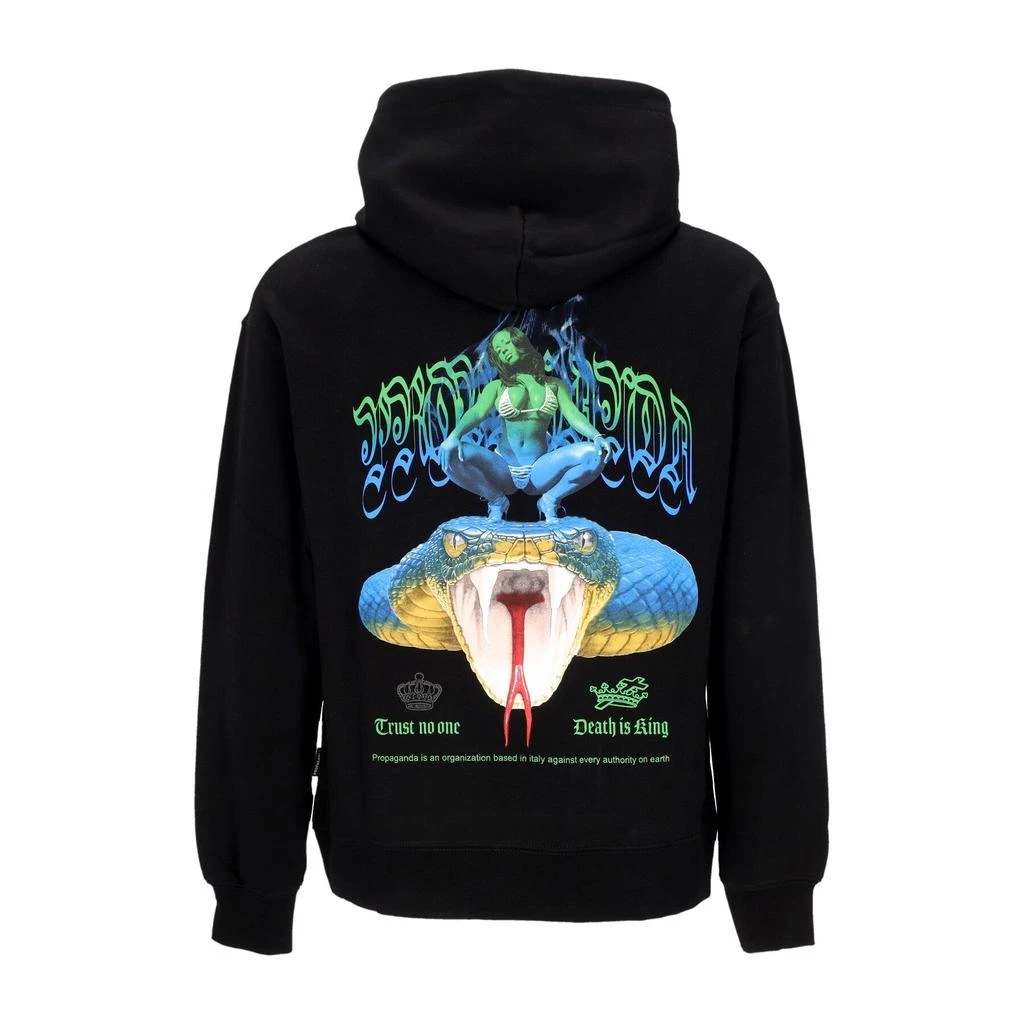 Propaganda Men's Lightweight Hooded Sweatshirt Terror Hoodie Black 1