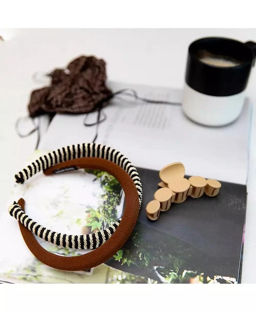 Headbands of Hope Women
s Oversized Ribbon Scrunchie Set of 3 - Plaid Bows 9