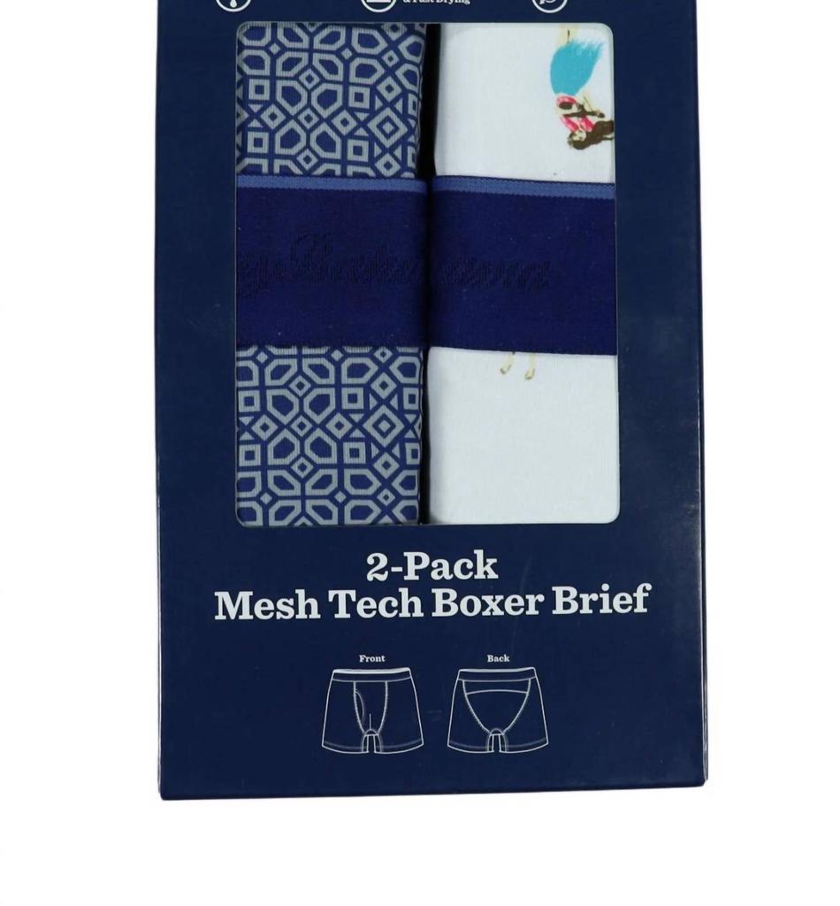 Tommy Bahama - Men's 2-pack Mesh Tech Retail Boxed Boxer Brief
