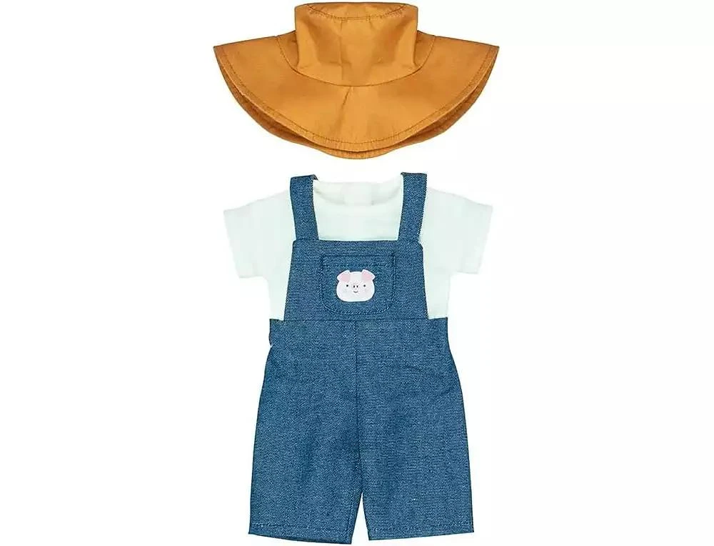 MINILAND Careers Collection - Farmer Doll Outfit with Overalls
Hat for 15" Baby Dolls