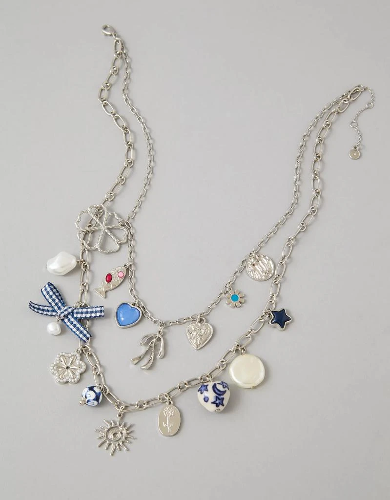 AE AEO Double Layered Charm Necklace 1