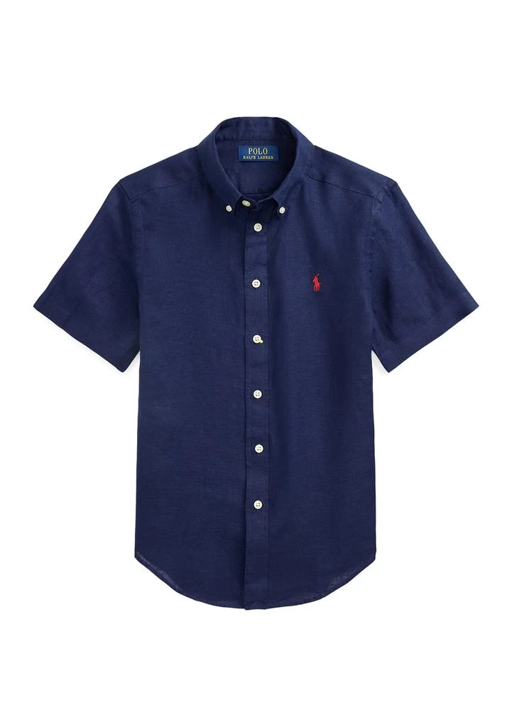Ralph Lauren Boys 8-20 Linen Short Sleeve Shirt