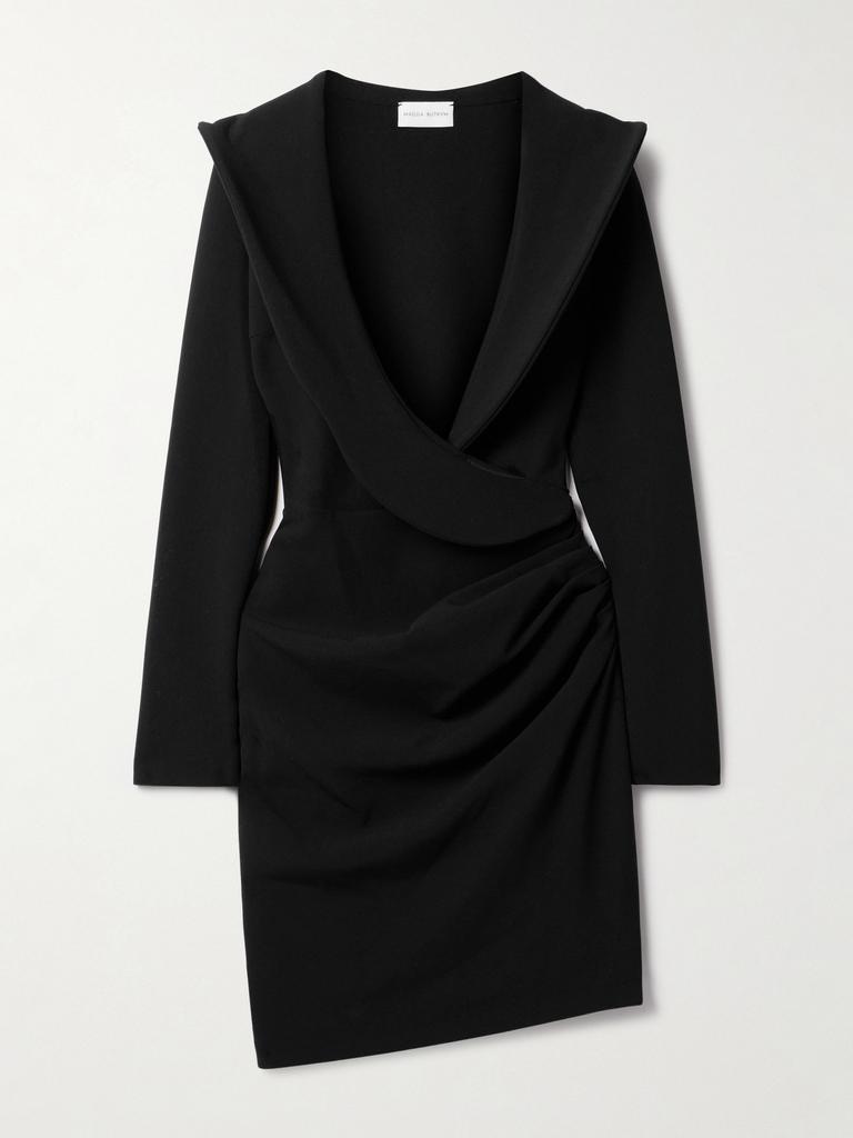 MAGDA BUTRYM 344525BLACK 関税送料込 Magda Butrym Draped Leather Corset | Black | FARFETCH