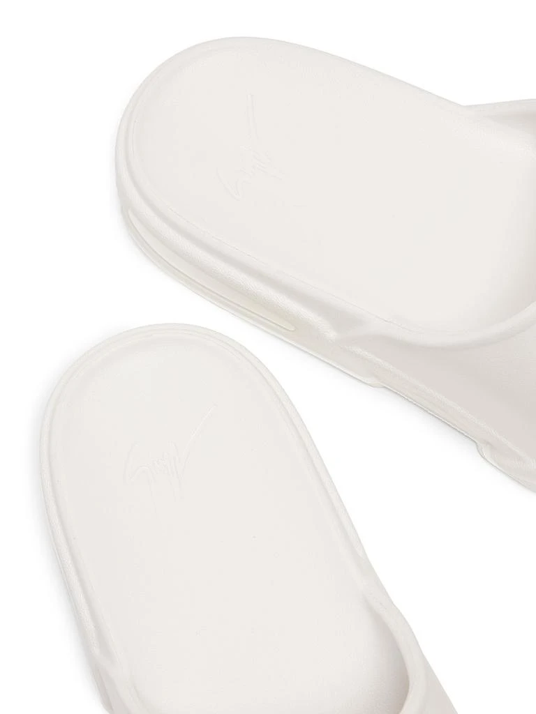 Giuseppe Zanotti GZ Logo Slide Sandals 5