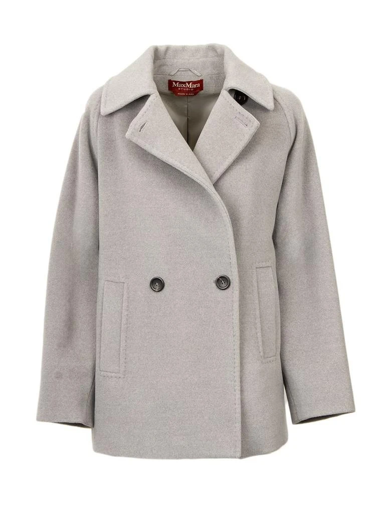 Max Mara Max Mara Studio Double-Breasted Peacoat from Cettire