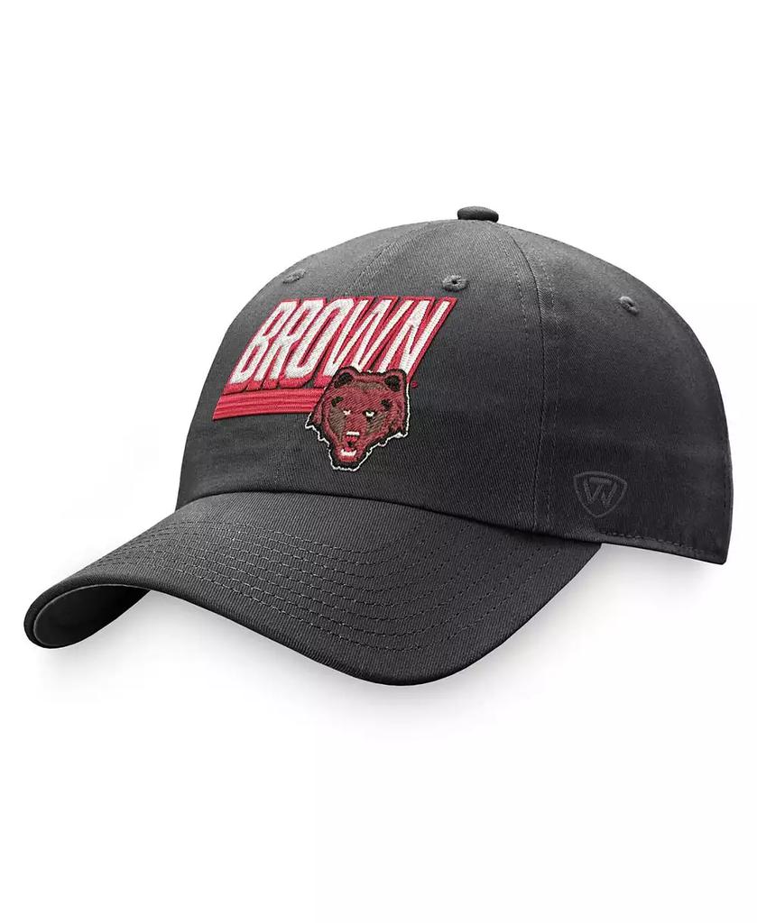 Top of the World Men's Charcoal Brown Bears Slice Adjustable Hat