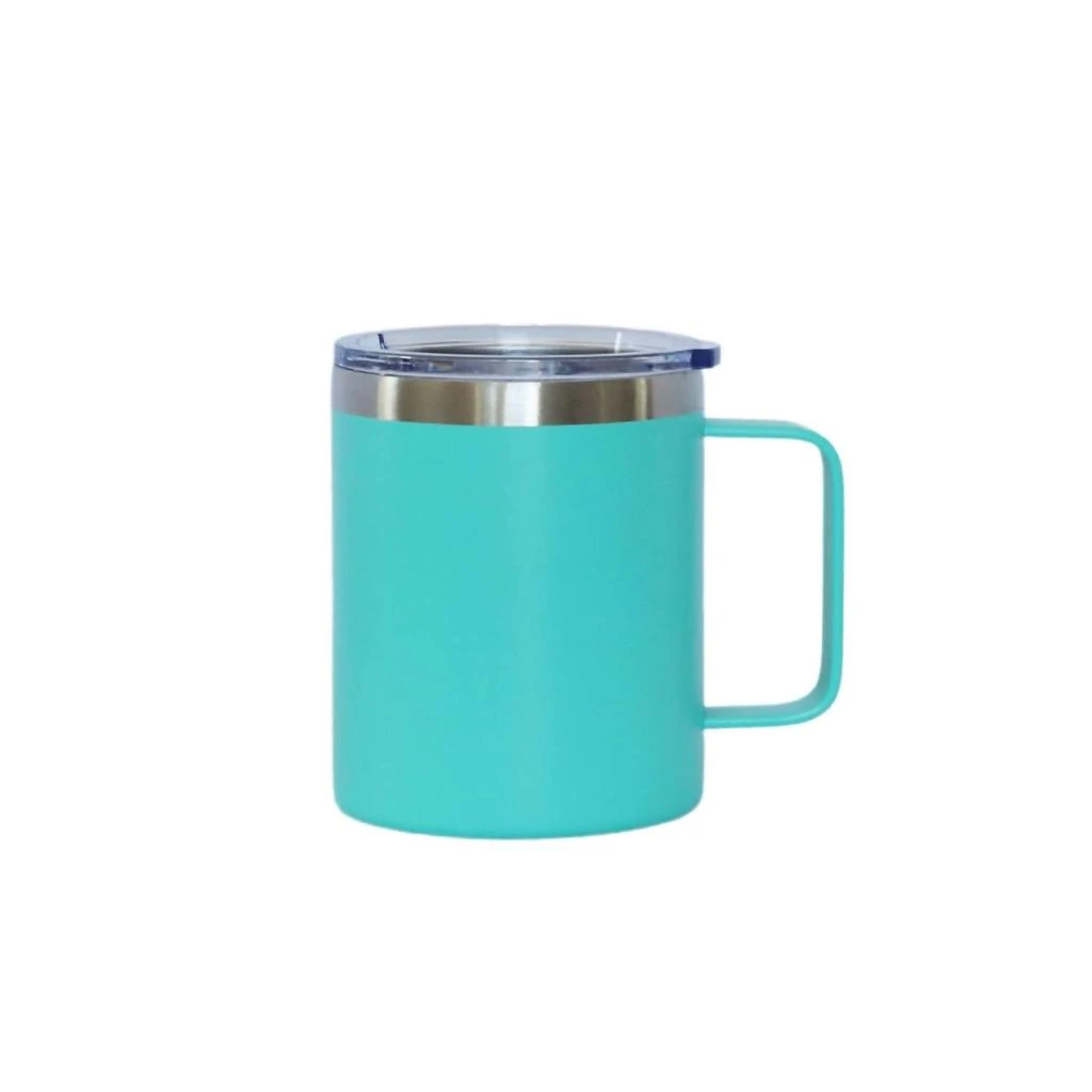 Creative Gifts International Stainless Steel Travel Mug With Handle In Aqua