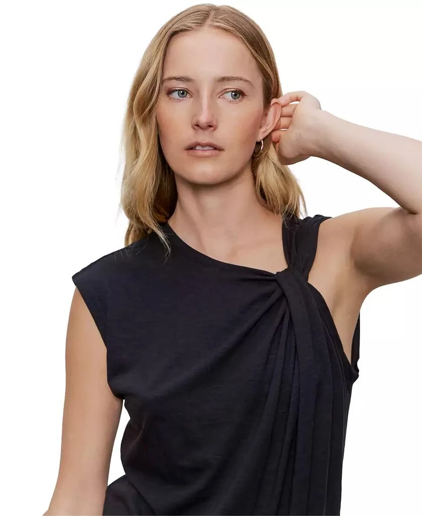 Sanctuary Women's So Twisted Asymmetric Muscle T-Shirt 4