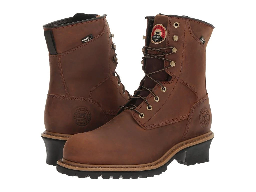 Irish Setter Mesabi 8" Waterproof Soft-Toe Logger Work Boot EH 1