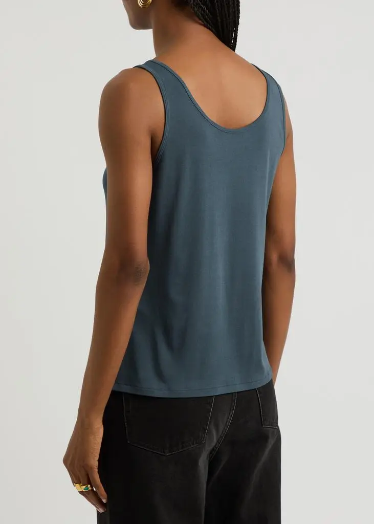 Eileen Fisher Silk-jersey tank  3