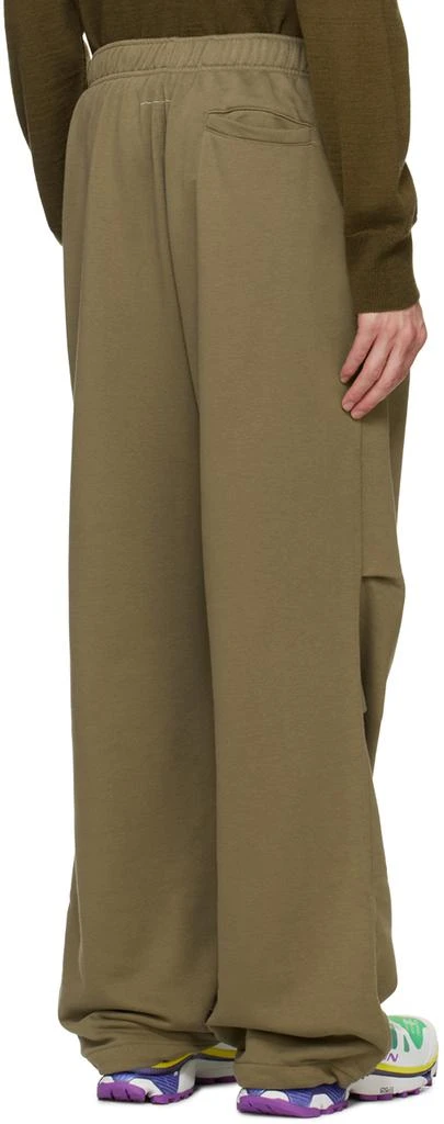 MM6 Green Tucked Sweatpants 3