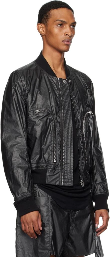 Rick Owens Black Bauhaus Flight Bomber Jacket 2