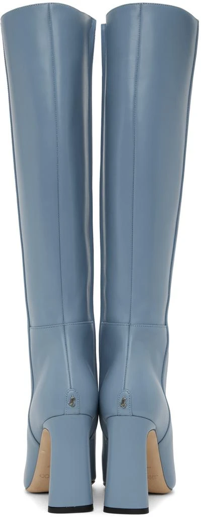 Jimmy Choo Blue Kinsey Boots 2
