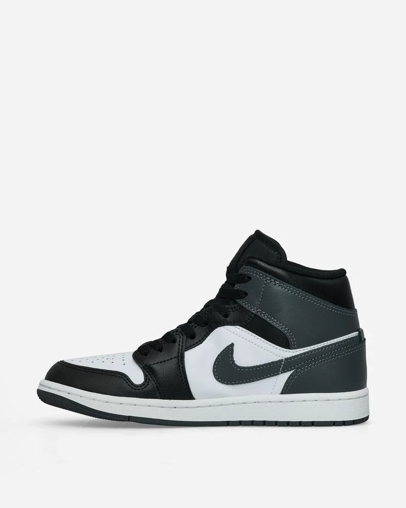 Jordan Air Jordan 1 Mid Sneakers Black / White / Iron Grey 3