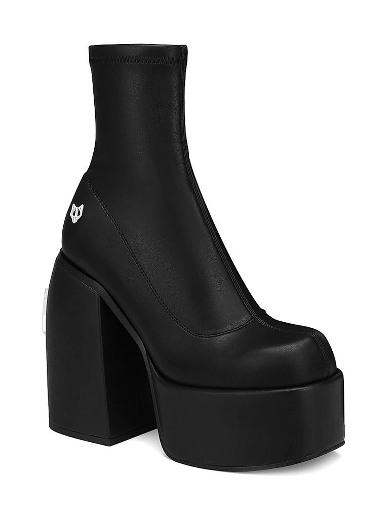 Naked Wolfe Sugar Black Platform Booties 2