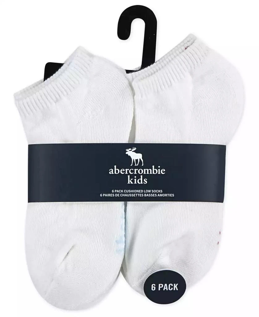 abercrombie kids Boys
 and Girls
 Neutral Low Socks, 6-Pack 4