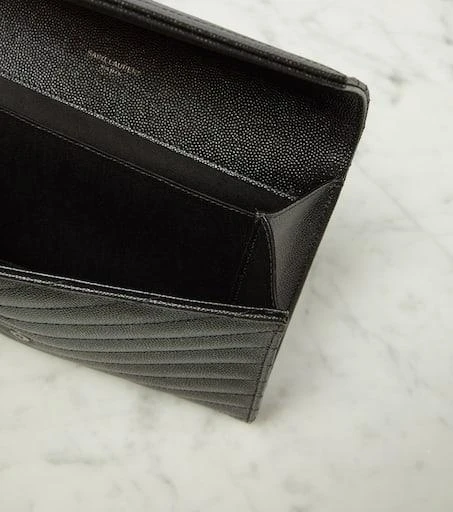 Yves Saint Laurent Cassandre matelassé leather clutch 3