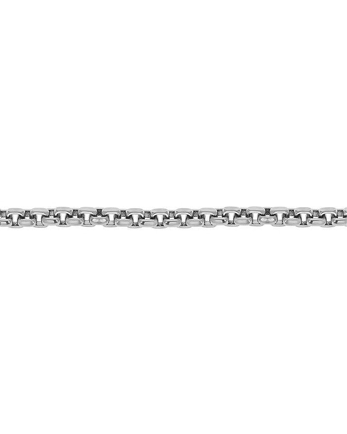King Baby Sterling Silver Box Link Bracelet