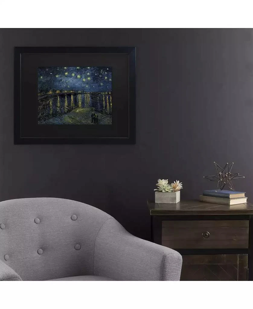 Trademark Global Vincent Van Gogh The Starry Night II Matted Framed Art - 15" x 20" 3