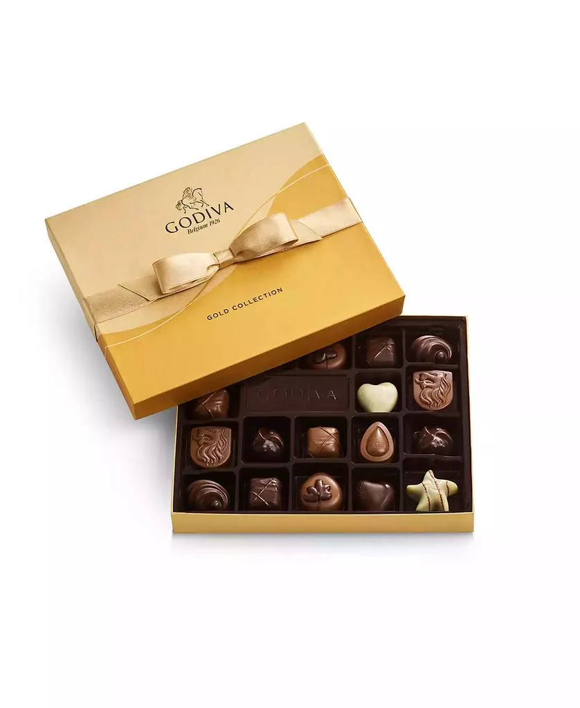 Godiva Assorted Chocolate Gold Gift Box, 18 Piece 4