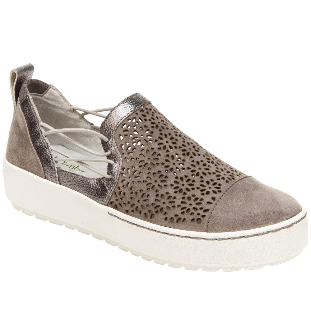 Jambu Erin Floral Cut Out Slip On Sneakers