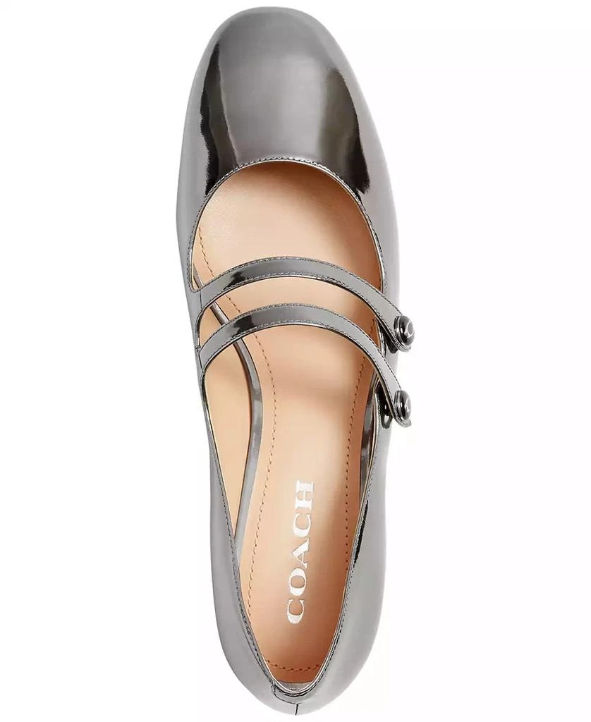 Coach Women's Angelina Double Buckle Mary Jane Pumps 4