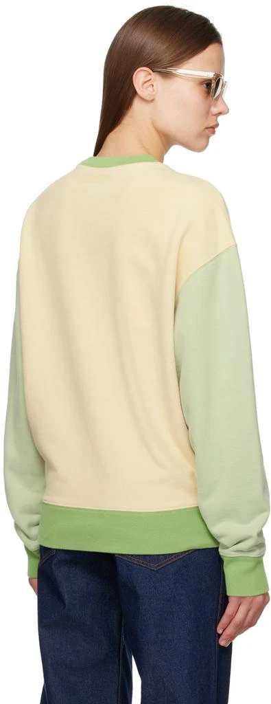 Maison Kitsune Green 'Café Kitsune' Sweatshirt 3