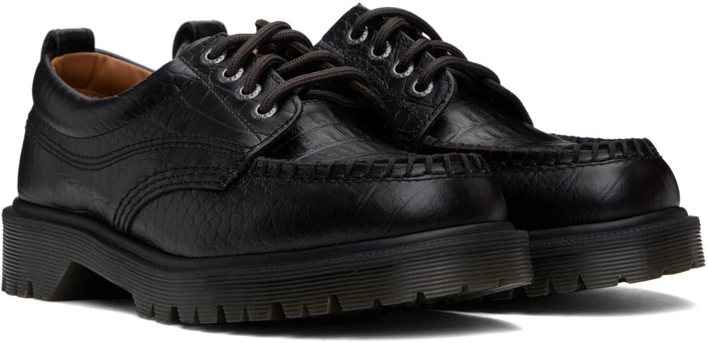 Dr. Martens Brown Lowell Crocodile Analine Leather Derbys 4