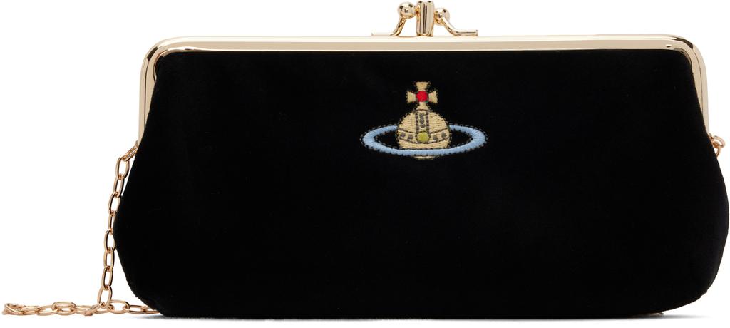 Vivienne Westwood Black Db Frame Purse Chain Bag - Shoulder