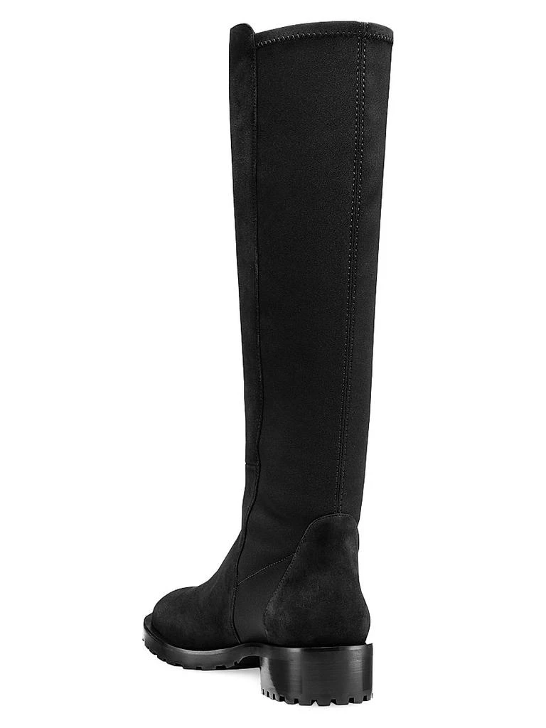 Stuart Weitzman 5050 Suede Knee-High Lug Boots 3