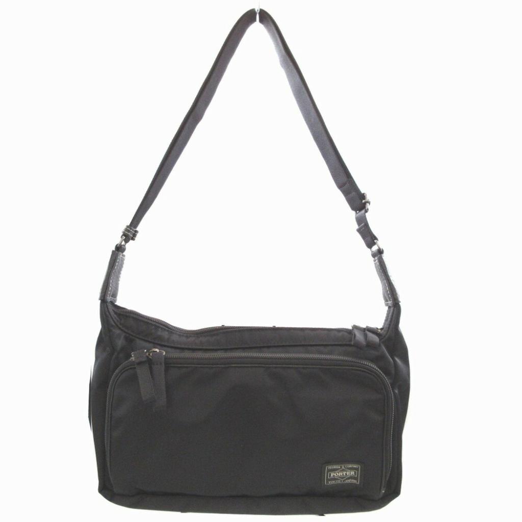 Porter Nylon Leather Shoulder Bag (Pre-Owned)