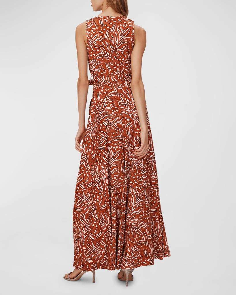 Diane von Furstenberg Elliot Abstract-Print Cotton-Linen Maxi Dress 4