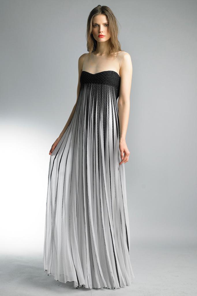 Basix Black Label Sleeveless Evening Gown