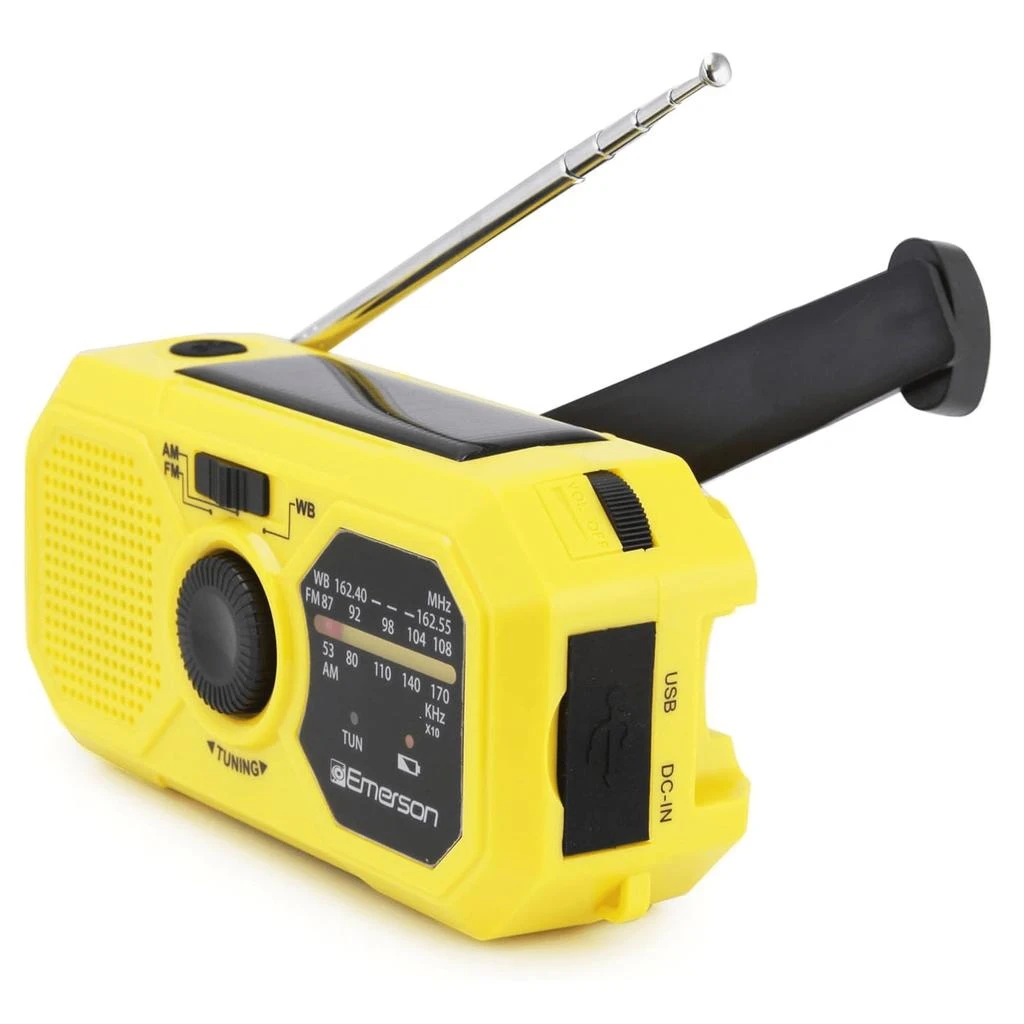 EMERSON Emergency AM / FM Radio with Weather Band and Power Bank 4