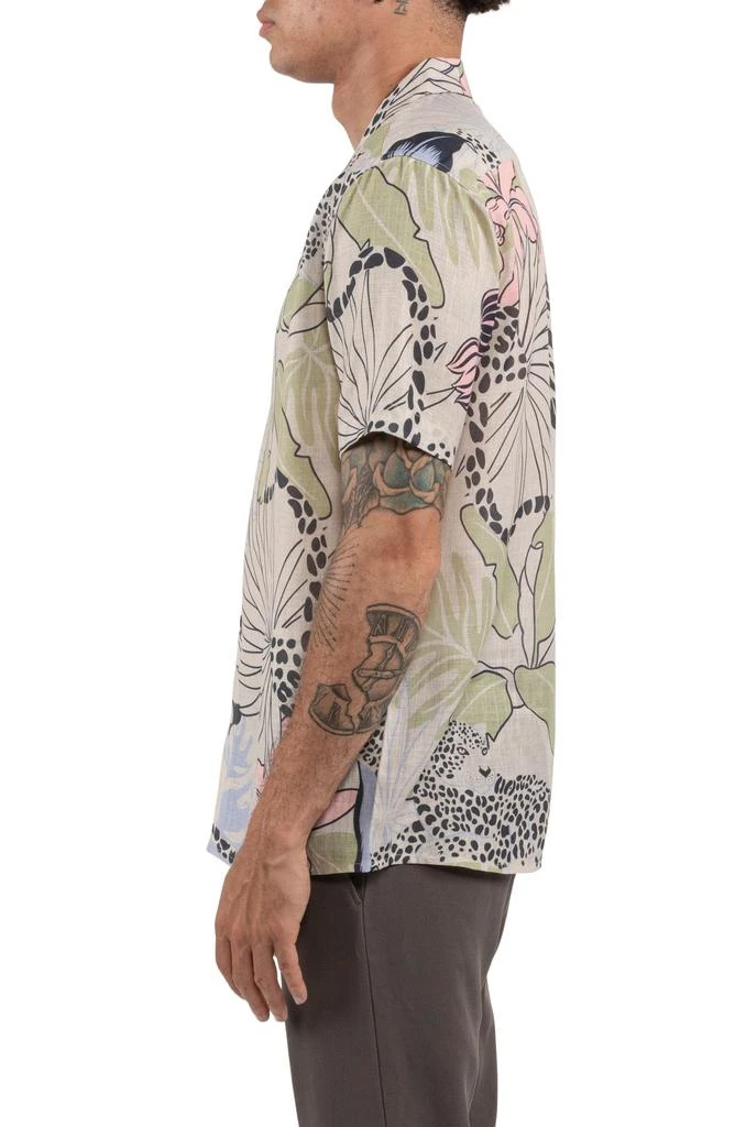 Raga Floral Short Sleeve Button-Up Shirt 5