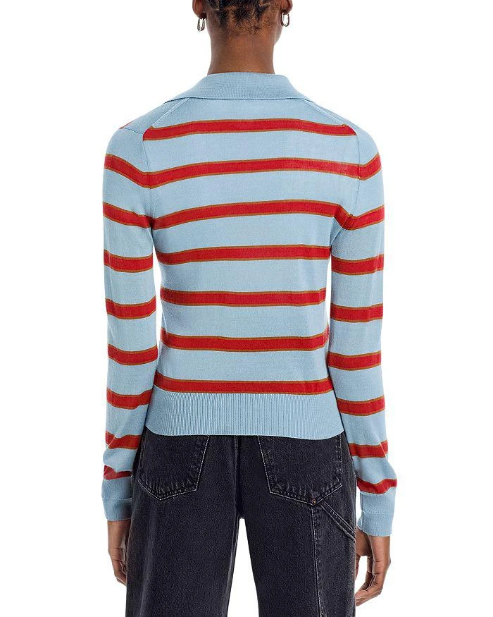 Re/Done The Memphis Long Sleeve Polo Sweater 3